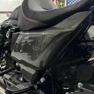 Blockhead Moto Harley-Davidson Carbon Fiber Touring Side Covers (2024)